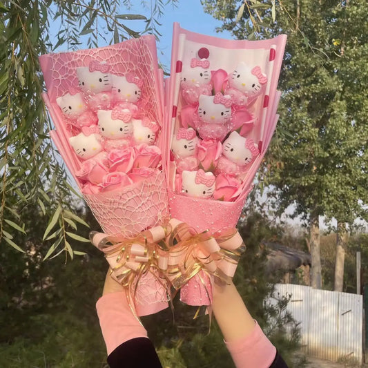 Hello Kitty Plush Doll Bouquets